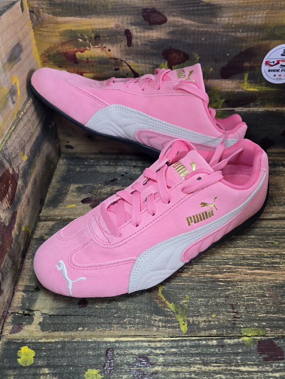 Puma Speedcat OG Youth Size 6Y,6.5Y Womens 7.5,8 Pink Shoes 401698-05